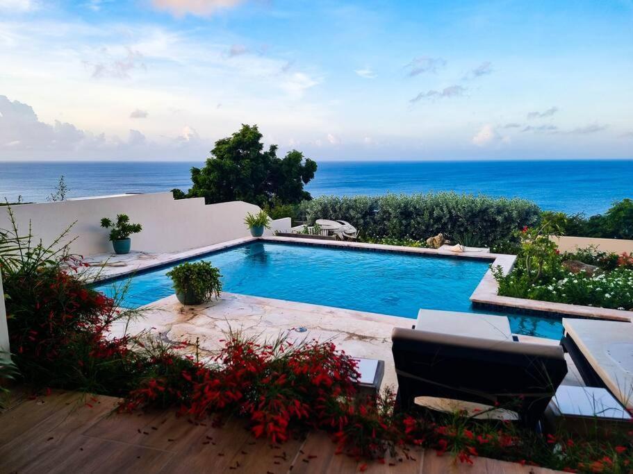 Villa With Pool And Sea View Fontein Ngoại thất bức ảnh